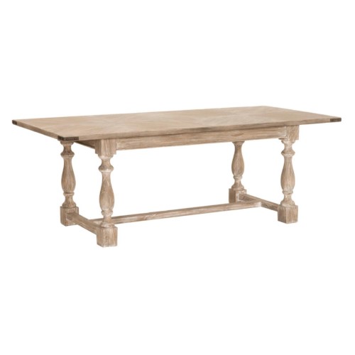 Orient Express Furniture Ville Dining Table Drift Grey / Zinc - 7751.DGW/ZIN