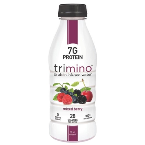 Trimino Protein Infused Water, Mixed Berry, 16.00 Oz