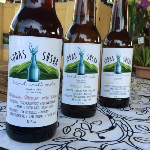 Sodas Susua, 100% NATURAL SODA - by SUSUA Brewing Co. - 12 Fl. Oz Bottles.(Count of 6) - Passion Fruit Soda