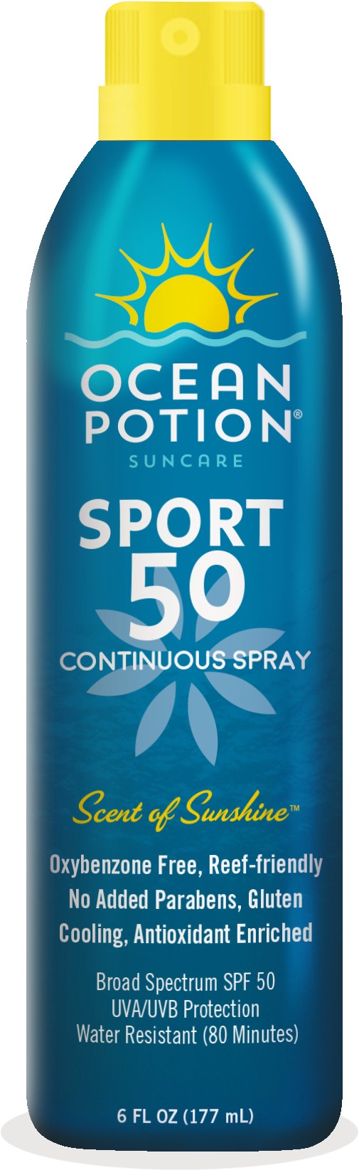 Ocean Potion Sport Continuous Sunscreen Spray SPF 50 6 Oz