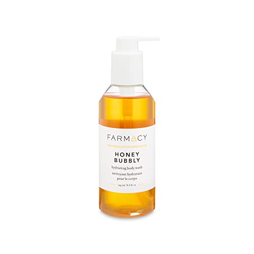 Farmacy Honey Bubbly Moisturizing Body Wash - Foaming Shower Gel - Sulfate Free and Sensitive Skin Safe (8.3 Fl Oz)