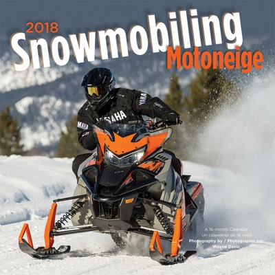 Snowmobiling 2018 12 X 12 Inch Monthly Square Wall Calendar by Wyman