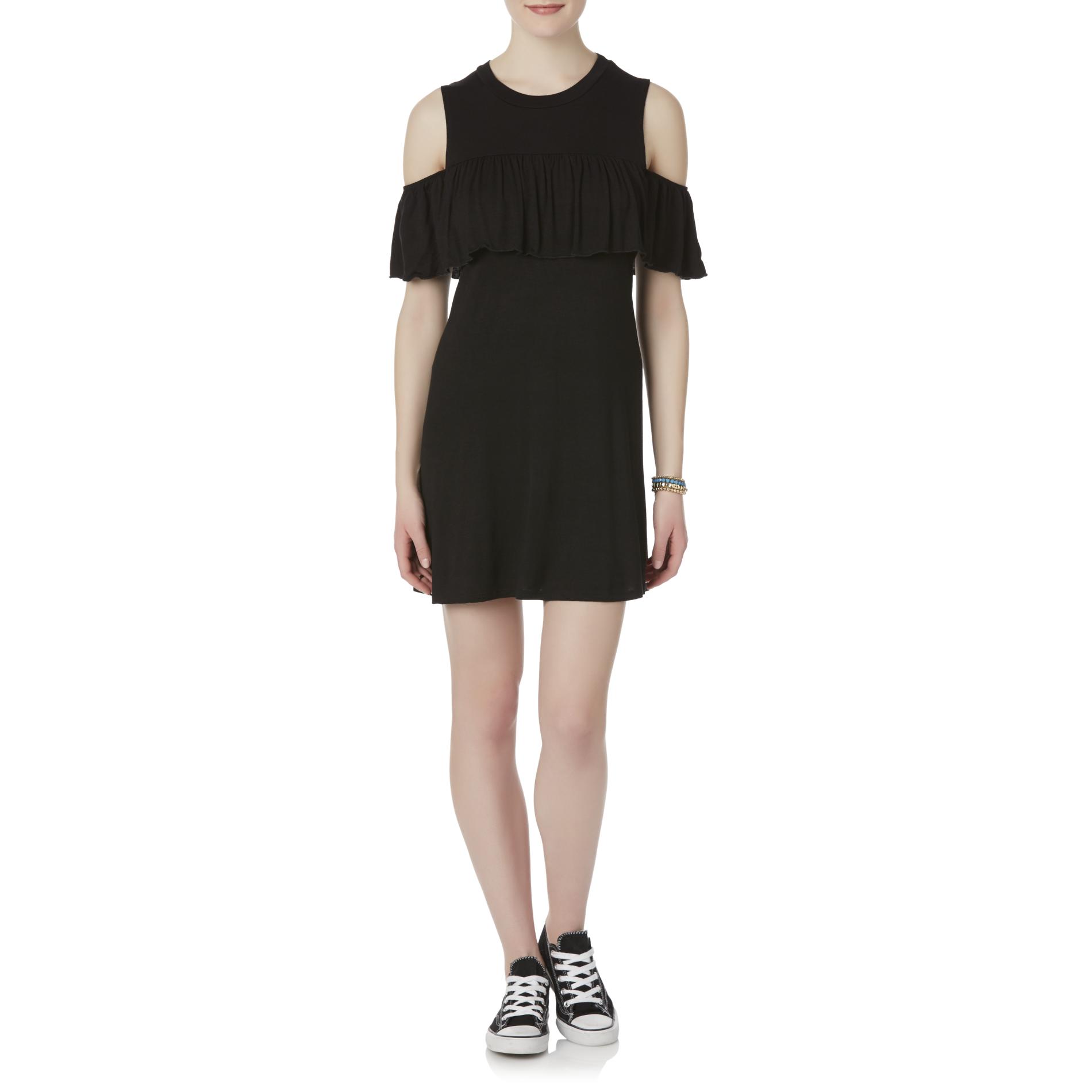 Joe Boxer Juniors' Cold Shoulder Dress, Size: Medium, Mint