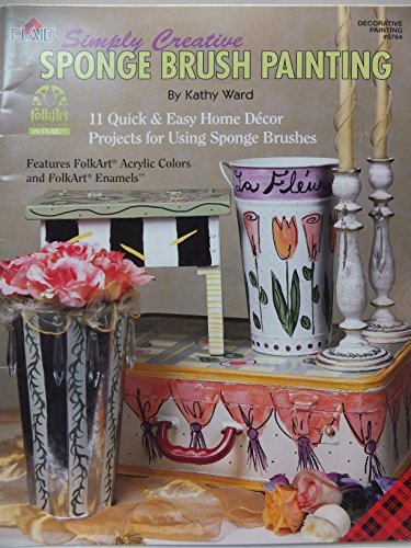 Simply Creative Sponge Brush Painting (Decorative Painting # 9764)