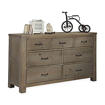 Sunset Trading Shades of Sand 7 Drawer Dresser - Sunset Trading CF-2330-0490