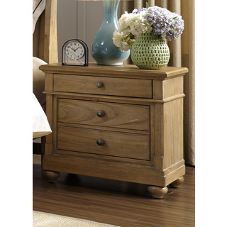 Sunset Trading Shades of Sand 3 Drawer Nightstand - Sunset Trading CF-2336-0490