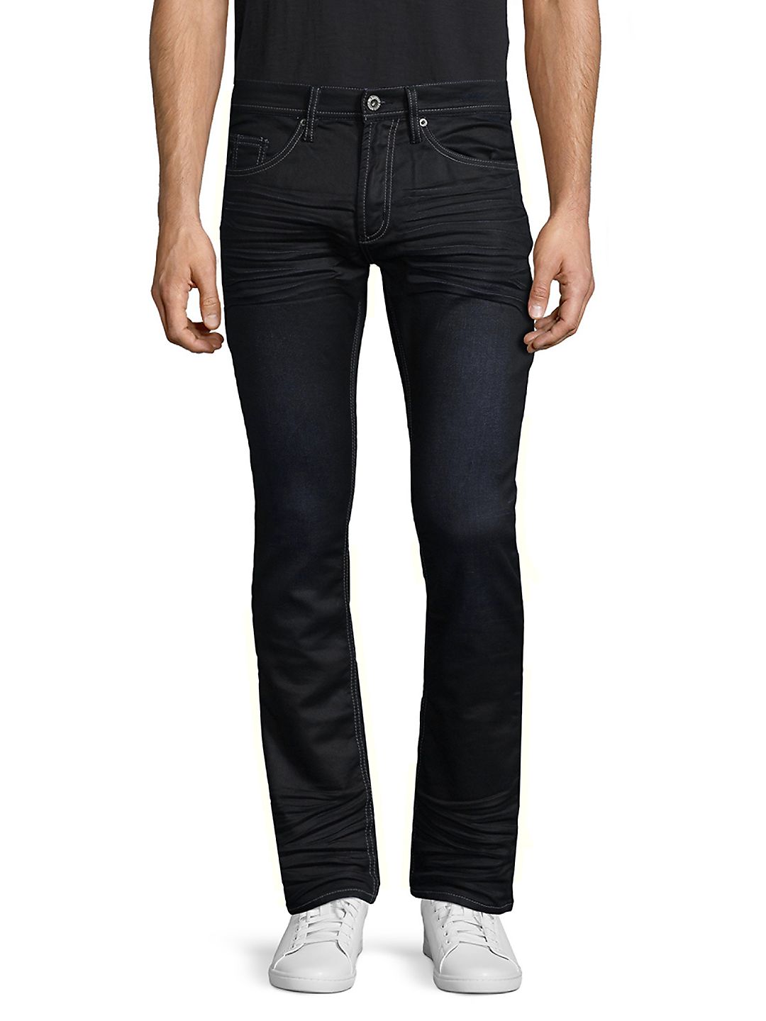 BUFFALO David Bitton Men's Max-X Coated Jeans - Blue, Size 33 32