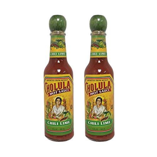 Cholula Hot Sauce, Chili Lime Gluten Free Mexican Spice Blend - 5 Oz, 2 Pack Bottles