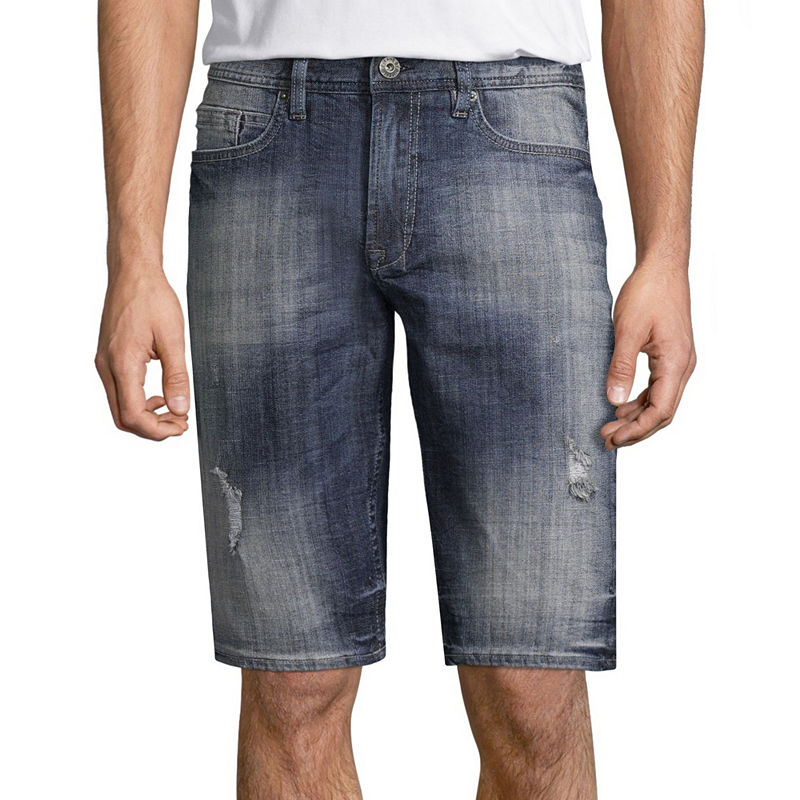 I Jeans by Buffalo Mens Cargo Short, Size 33, Blue