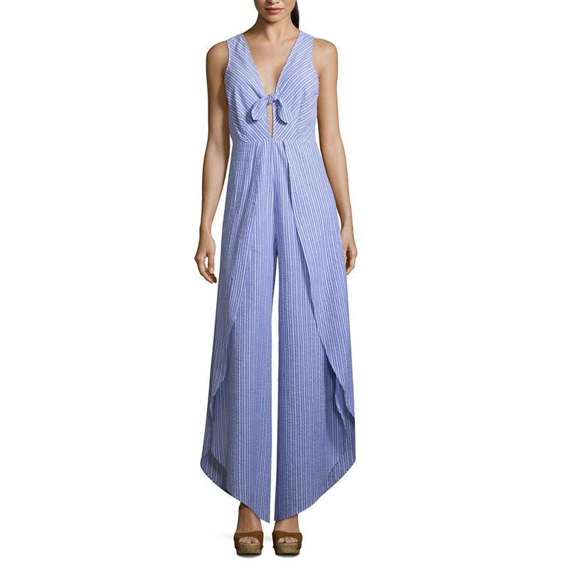 Hint of Mint the Wallflowers Sleeveless Jumpsuit-Juniors