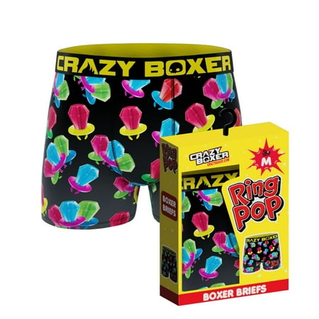 CRAZYBOXER Ring Pop Candy Men S Boxer Briefs (Box)