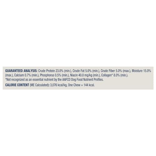 Blue Buffalo Dental Chews Large Natural Dog Treats  Chicken & Spearmint 33-oz Bag (21 Count) thumbnail