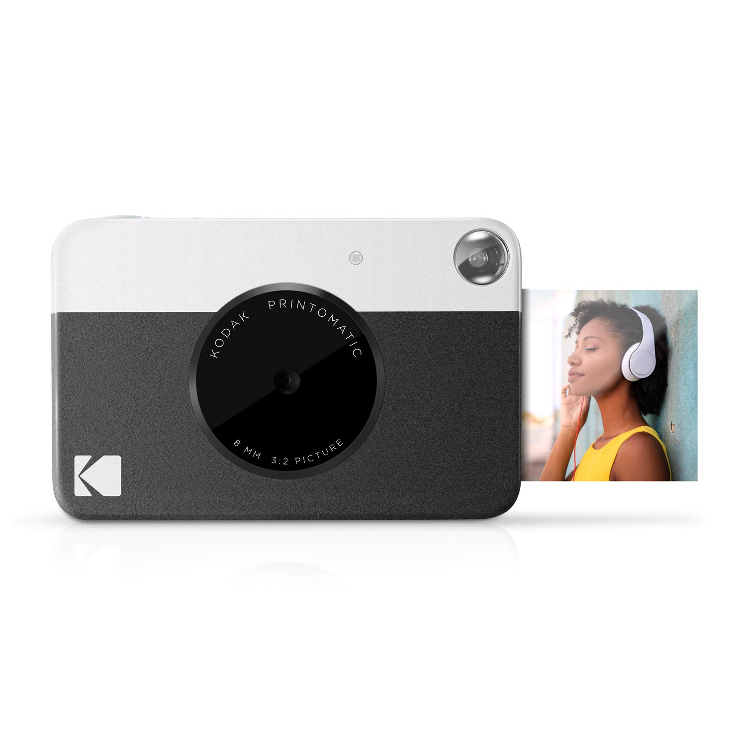 Kodak Printomatic Prints on Zink 2 X 3 Photo Paper Instant Print Camera  Black