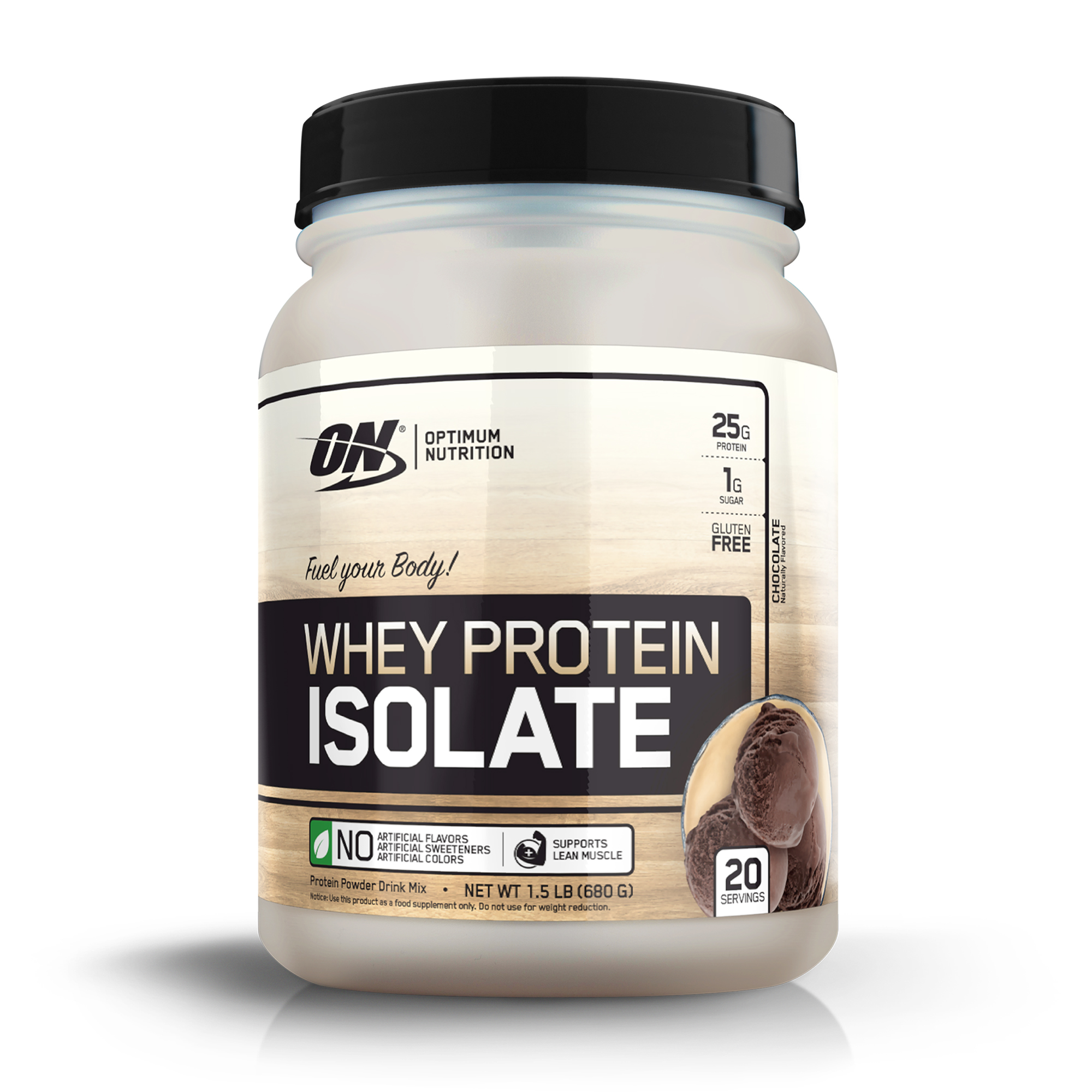 CHOCOLATE WHEY ISOLATE PROTEIN POWDER DRINK MIX, CHOCOLATE