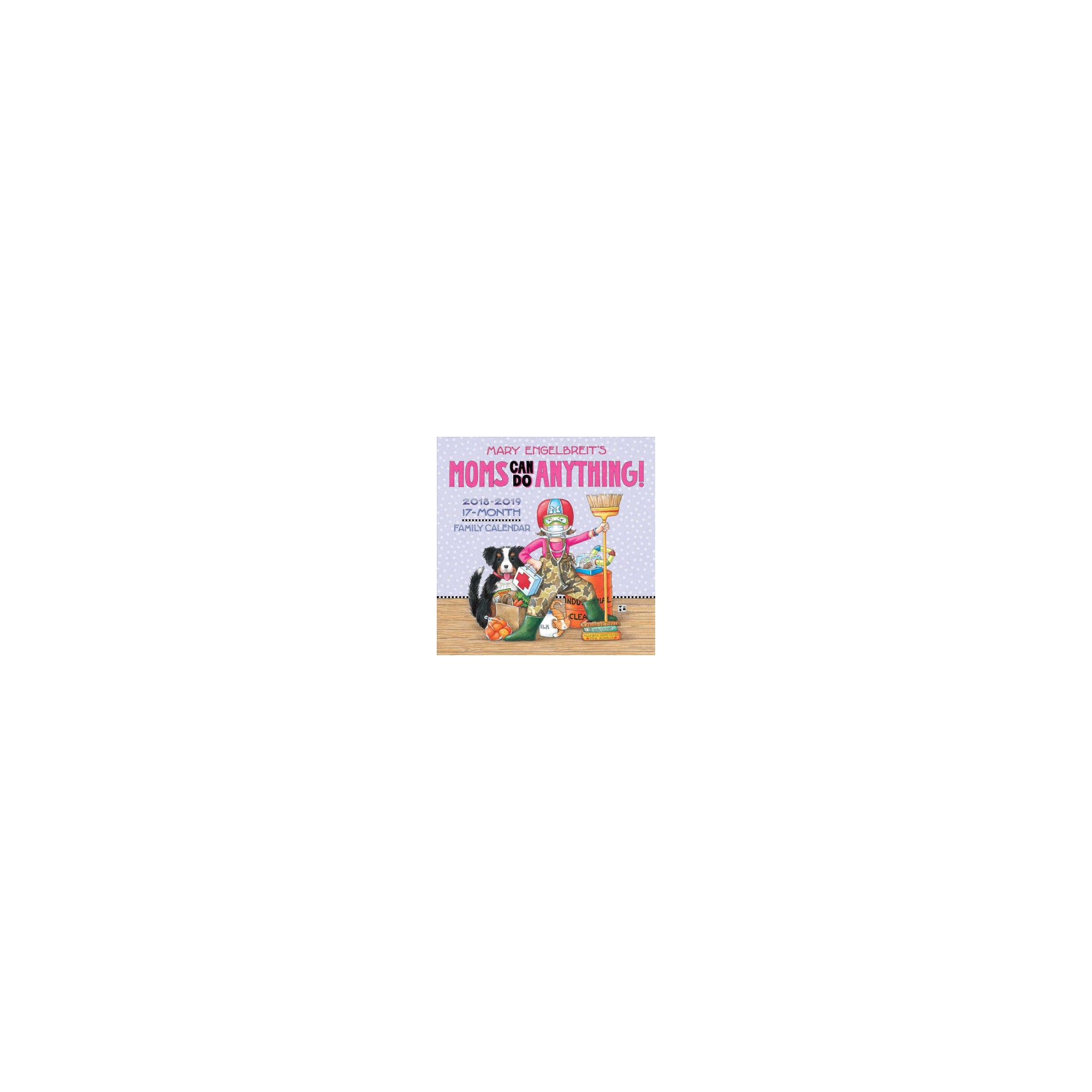 Mary Engelbreit's Moms Can Do Anything! 2018-2019 17-Month Family Wall Calendar thumbnail