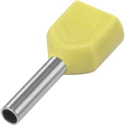 TRU COMPONENTS 1091323 Twin Ferrule 0.5mm² White 100 Pieces Insulated