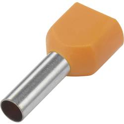 TruComponents 1091317 Twin Ferrule 0.5mm² Part. Insulated Orange 1
