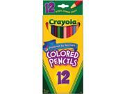 Crayola 68-4012 Colored Pencils 12/Pkg Long NEW
