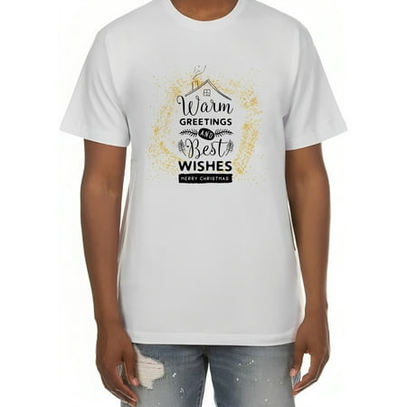 Merry Christmas Cute Men S Short Sleeve T-Shirt for Casual Parties - Vintage and Cool Graphics Perfect King Gift for New Year and Christmas White 3X-L