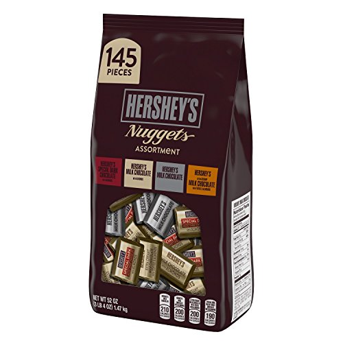 Hershey S Nuggets Snack Size Milk & Dark Chocolate Candy Bars  145 Pk./52 Oz thumbnail