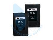 2 Black New 61XL 61 Ink Cartridges for HP DeskJet 1510 2540 2545 1512 2510 3512