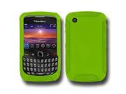 Amzer Silicone Skin Jelly Case for BlackBerry Curve 3G 9300, Curve 8520, and Curve 8530 - Green