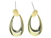 Gold-Tone Metal Dangle-Earrings #1455