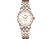 Mido Baroncelli Automatic White Dial Two-tone Ladies Watch M76009N61