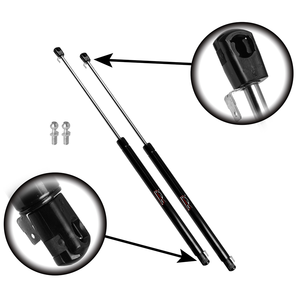 Qty 2 Made by Strong Arm 4722 Hatch Liftgate Tailgate Fits Select: 1981-1990 FORD ESCORT  1981-1987 MERCURY LYNX