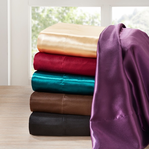 Silver Orchid Wyman Satin 6-piece Sheet Set
