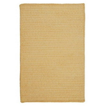 Colonial Mills Rug Simple Chenille Braided Rug - Dandelion - 2 Ft. X 8 Ft