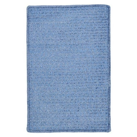 Colonial Mills Rug Simple Chenille Braided Rug - Petal Blue - 10 Ft. X 13 Ft.