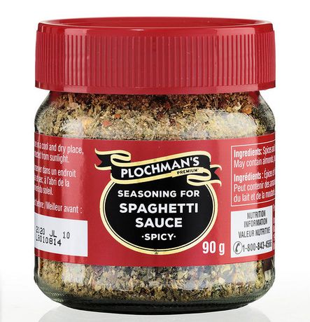 Plochman's Seasoning For Spaghetti Sauce Spicy