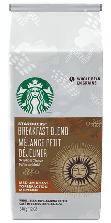 Starbucks Breakfast Blend  Medium Roast Ground Coffee  340g/12 Oz