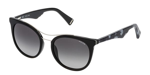 Police SPL758 0700 Black  Women/Men  Sunglasses