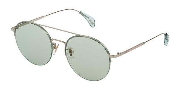 Police Sunglasses SPL741 WOMAN 54/18/135 0492 SH.LIGHT GOLD W/COL.PARTS