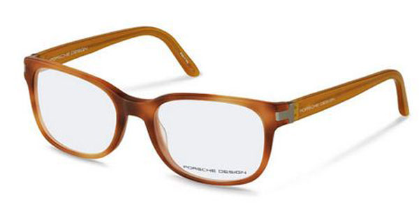 Porsche Design, Glasses, Male, Brown, ONE SIZE, Brown Acetate Frame Glasses Havana Dial