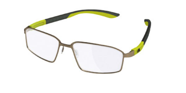 New Men Eyeglasses Adidas AF22 Invoke 6051 54