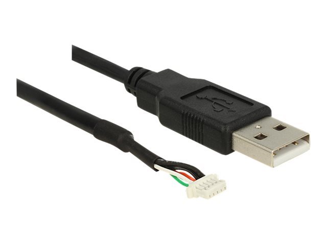 DeLOCK Camera Plug V5 - Interner Und Externer USB-Adapter - USB Typ a, 4-polig (M) - 5-poliger Anschlussblock (S) - 1,5m (USB/USB2.0) - Schwarz (95985
