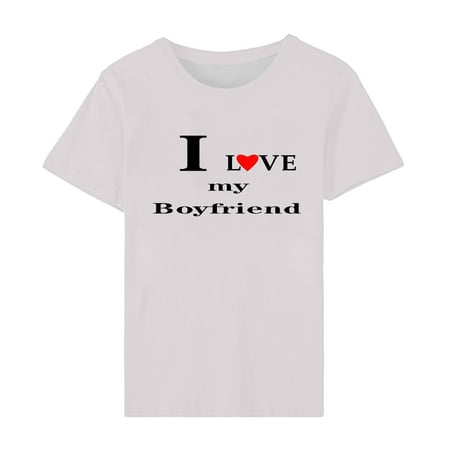 Miluxas Men S T Shirts Short Sleeve Tees Valentine S Day Graphic Loose Summer Tops Clearance White 8(L/Men)