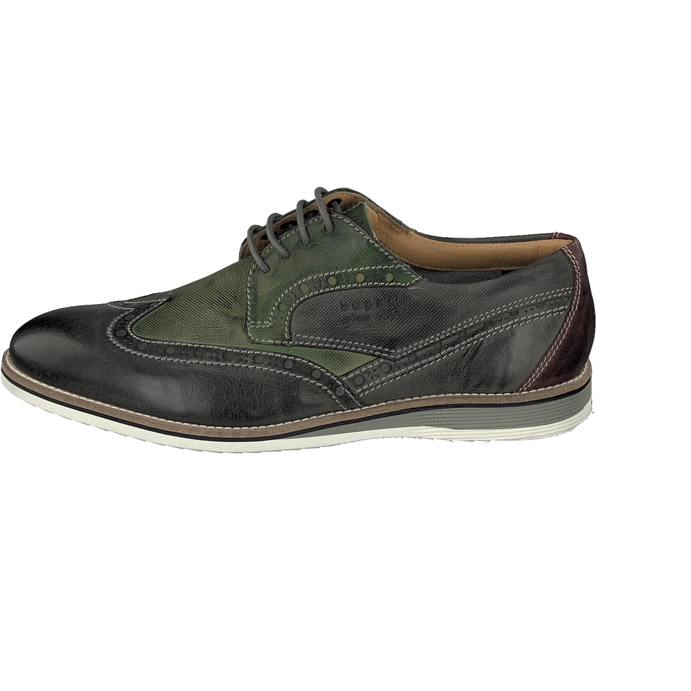 Bugatti Herren Business Schnürschuh Conte Light 311-45401-3535-1570 Grey / Green