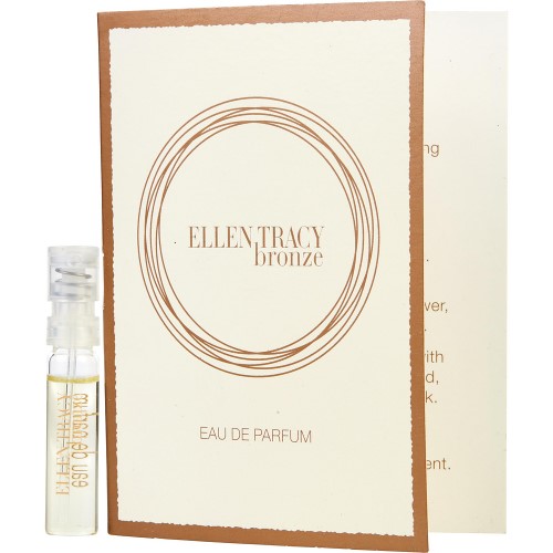 Ellen Tracy Bronze by Ellen Tracy Eau De Parfum Spray Vial on Card for Women (Pack of 4)