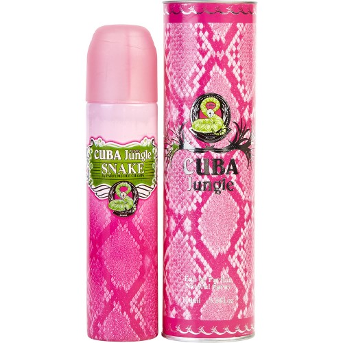 Cuba Jungle Snake by Cuba Eau De Parfum Spray 3.3 Oz for Women (Pack of 4)