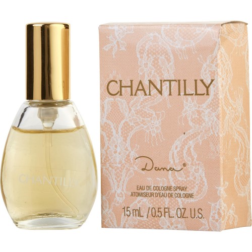 Chantilly by Dana Eau De Cologne Spray .5 Oz for Women (Pack of 4)
