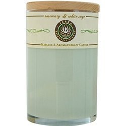 Rosemary & White Sage by Rosemary & White Sage Massage & Aromatherapy Soy Can. (Pack of 2)