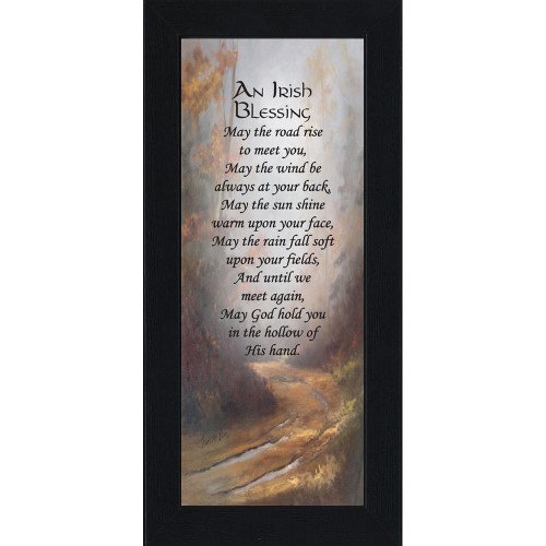 An Irish Blessing, Prayer for Blessing on a Loved One, 6x12 7786