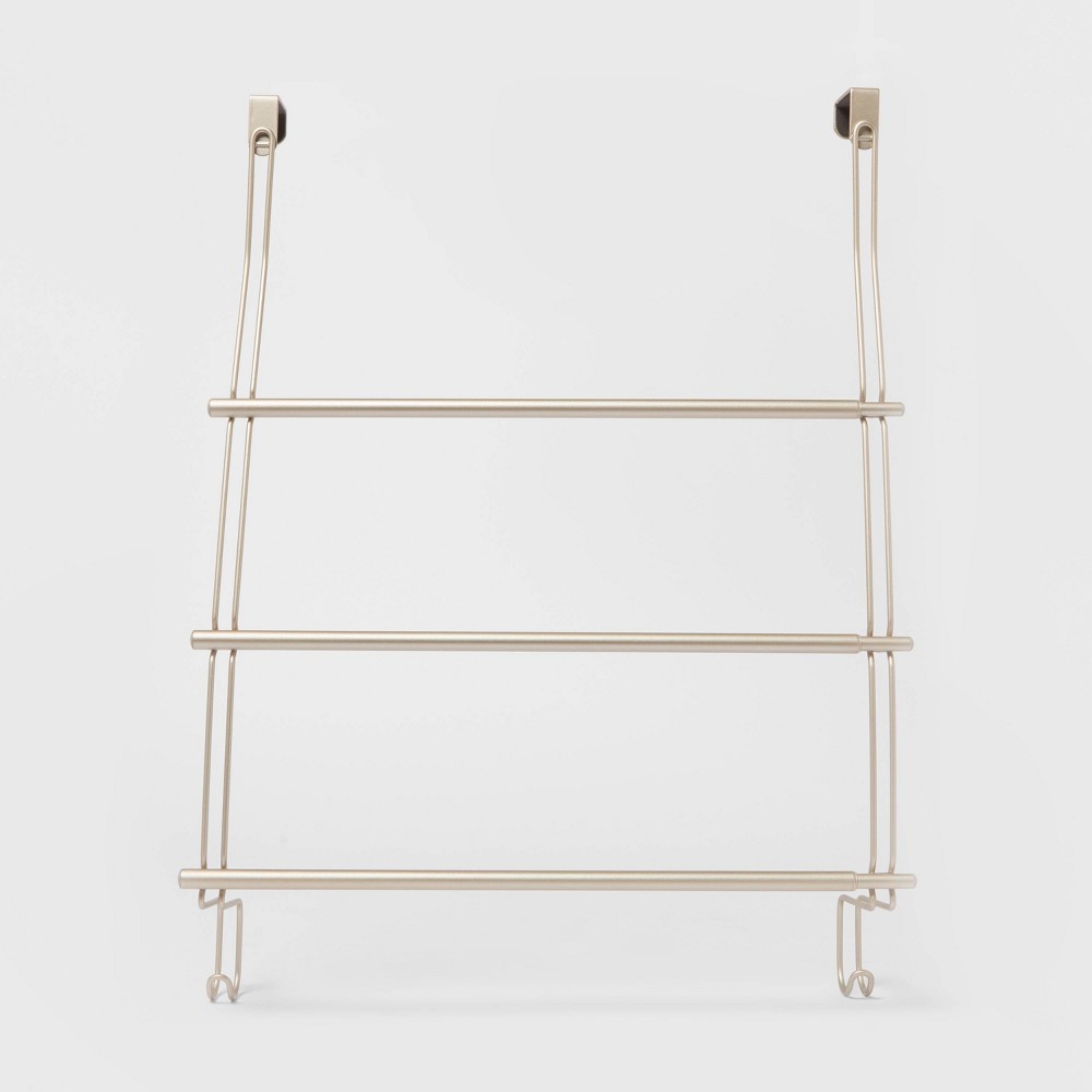 Expandable Over the Door Towel Rack Satin - Threshold™