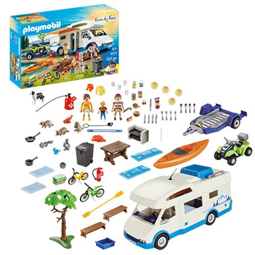 (Camping Mega Set) - Playmobil 9318 Family Fun Camping Mega Set, Nylon/a