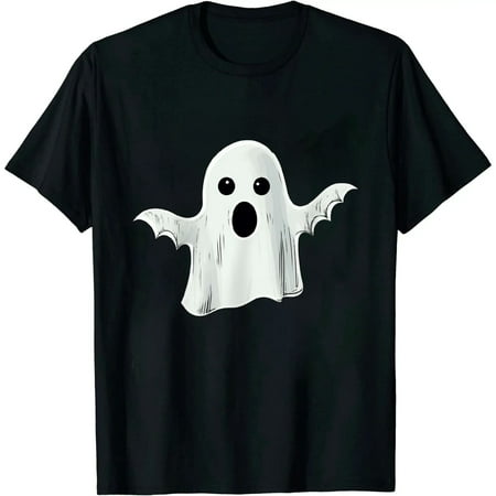 Ghost Saying Boo Spooky Halloween Cute Toddler Boys Girls T-Shirt 0490
