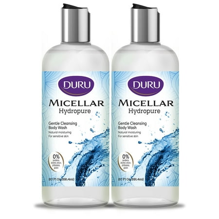 DURU Hydropure Micellar Water Body Wash - Gentle Cleansing Bodywash Moisturizing Body Wash Sensitive Skin Body Wash Shower Gel Body Wash for Women and